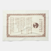 Cocktail Poesie Bar Handtuch (Horizontal)