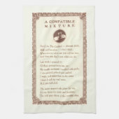 Cocktail Poesie Bar Handtuch (Vertikal)