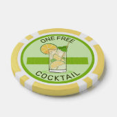Cocktail Poker Chips für benutzerdefinierte Textda (Einzeln)