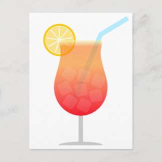 Cocktail Postkarte