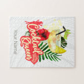 Cocktail Queen Vintag Hen Junggeselinnen-Abschied Puzzle (Horizontal)