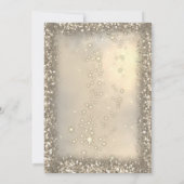 Cocktail Red Bow Santa Hat Christmas Party Einladung (Rückseite)