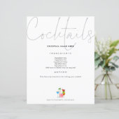 Cocktail Rezept für Binder Page Future Frau. (Stehend Vorderseite)