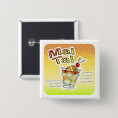 COCKTAIL-REZEPT-KUNST MAI TAI BUTTON (Vorne & Hinten)
