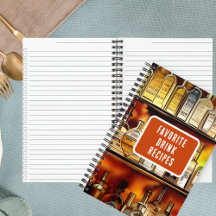 Cocktail Rezepte hinten in der Bar