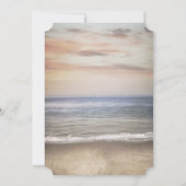 Cocktail Seashells Nautical Bridal Shower Einladung (Rückseite)