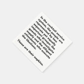 Cocktail Service System Crime Show Cocktail Serviette (Ecke)