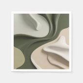 Cocktail-Serviette aus Papier in stilvoller Grafik Serviette (Vorderseite)