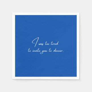 Cocktail Serviette lustiges blaues Party