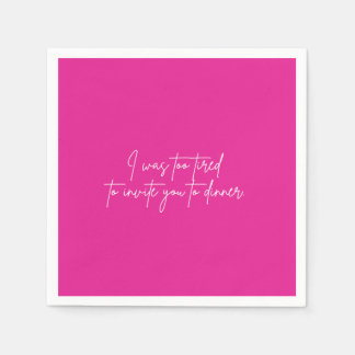 Cocktail Serviette lustiges rosa Party