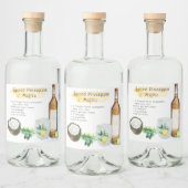 Cocktail-Signatur-Gastgeschenk Hochzeit Alkoholflaschenetikett (Flaschen)