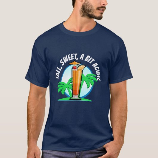 Cocktail Spaß T - Shirt (Vorderseite)