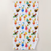 Cocktail Strandtuch (Vorderseite)