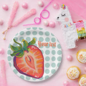 cocktail, Strawberry  Pappteller (Party)