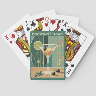 Cocktail-Stunde Mittelalterliches Design Spielkarten
