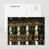 Cocktail-Stunde Postkarte (Vorne/Hinten)