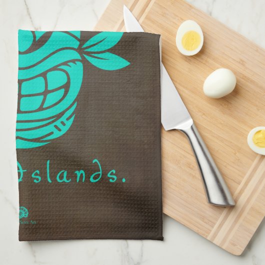 Cocktail-Stunde Tiki Tuch (Viertel Falte)