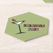 Cocktail-Stunde Untersetzer (angewinkelt)