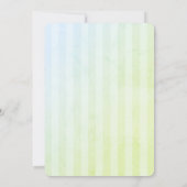 Cocktail Summer Strip Brautparty Einladung (Rückseite)