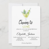 Cocktail Summer Strip Brautparty Einladung (Vorderseite)