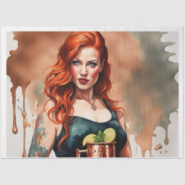 Cocktail-Süssen - Moskauer Dekoupage Seidenpapier