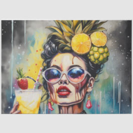 Cocktail-Süssen - Pina Colada Girl'Europe Seidenpapier