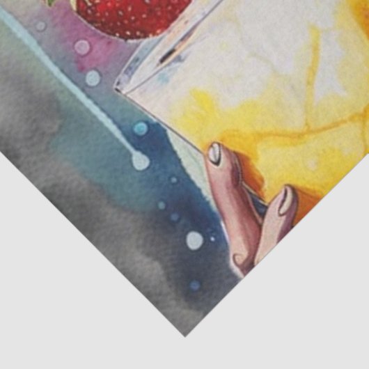 Cocktail-Süssen - Pina Colada Girl'Europe Seidenpapier (Ausschnitt)