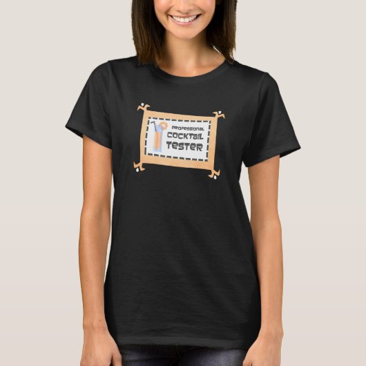 Cocktail Tester T-Shirt (Vorderseite)