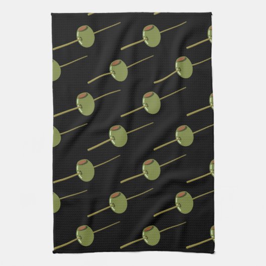 "Cocktail Time"-Bar Geschirrtuch (Vertikal)