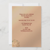 Cocktail Time! Einladung zum Geburtstag (Rückseite)