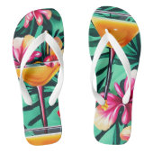 Cocktail Time Flip Flops Badesandalen (Fußbett)