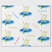 Cocktail-Tray & Cocktail-Drinks Persönlich gestalt Geschenkpapier (Flach)