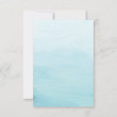 Cocktail Tropical Drinks Poolside Brautparty Dankeskarte (Rückseite)