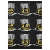 Cocktail und Napkin Design Klemmbrett (Rückseite)