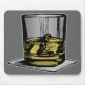 Cocktail und Napkin Design Mousepad (Vorne)