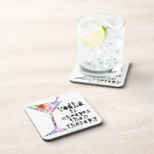 COCKTAIL-UNTERSETZER-SETS, WODKA BILLIGER ALS UNTERSETZER (Rechte Seite)