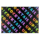 COCKTAIL UP! Glasschneider Schneidebrett (Vorderseite)