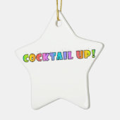 COCKTAIL UP! HANDELSORNATION KERAMIKORNAMENT (Links)