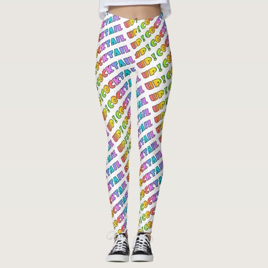 COCKTAIL UP! LEGGINGS (Vorderseite)
