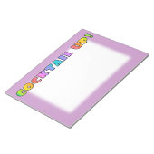 COCKTAIL UP! NOTEPAD LARGE NOTIZBLOCK (angewinkelt)