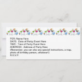 COCKTAIL UP! PARTY EINLADUNG (Rückseite)