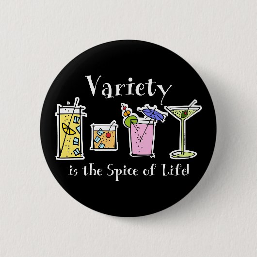 Cocktail-Vielzahl Button (Vorderseite)