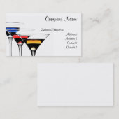 Cocktail-Visitenkarte Visitenkarte (Vorne/Hinten)