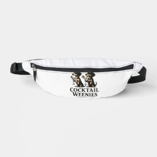 Cocktail-Weenies Lustiger Dachshund-Wiener-Hund Bauchtasche