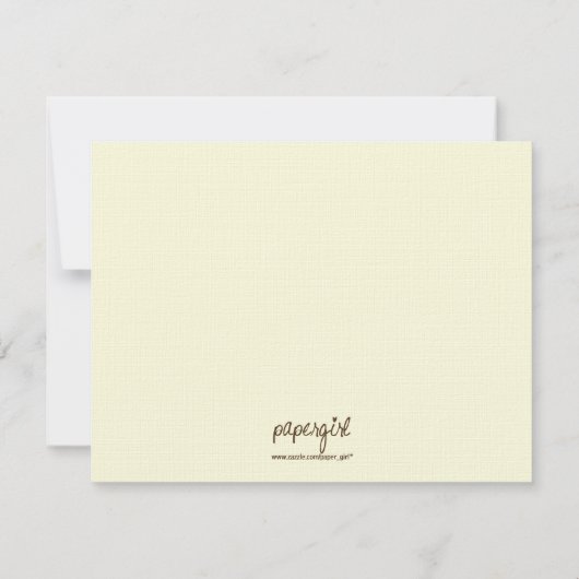 Cocktailbrille Vielen Dank Karten (Rückseite)