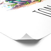 Cocktailcore-Pilze Extravagant Green Frogs Baby Na Fotodruck (Ecke)