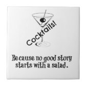 Cocktailgeschichte Fliese (Vorderseite)