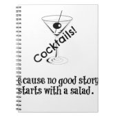 Cocktailgeschichte Notizblock (Vorderseite)