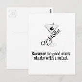 Cocktailgeschichte Postkarte (Vorne/Hinten)