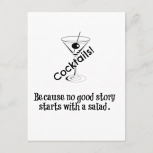 Cocktailgeschichte Postkarte